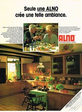 PUBLICITE ADVERTISING 094  1974   ALNO   cuisines équipées