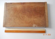 Ancienne Planche À Découper Billot Boucher Bois extrémités renforcées