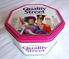 BOITE VIDE QUALITY STREET MACKINTOSH'S OCTOGONALE 22cm x 12cm