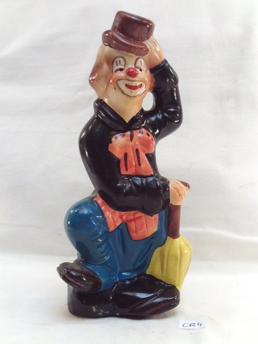 Ancien clown terre cuite - ancien,