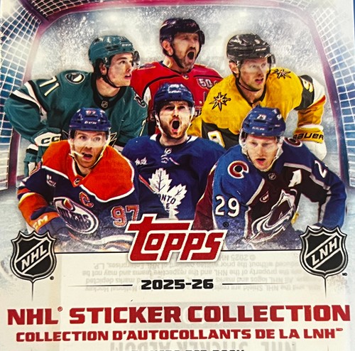 2025 topps nhl stickers - topps,