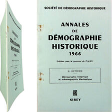 Démographie historique et mécanographie électronique 1966 Marcel Couturier CNRS