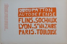 Affiche mai 68 OCCUPATION