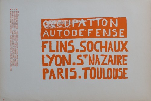 Affiche mai occupation - mai, 68
