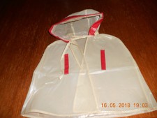 Beau et rare ancien imperméable en plastique épais pour baigneur