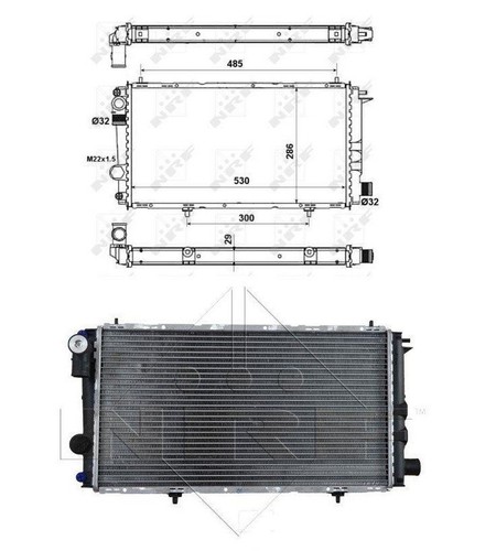 Radiateur refroidissement - radiateur, de