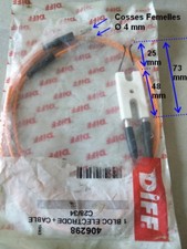 406298 Bloc électrode + cable bruleur CUENOD C28 C34