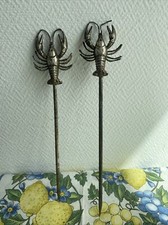 2 anciens pic a brochettes