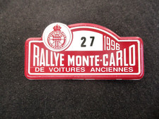 MINI PLAQUE BROCHE EPINGLE RALLYE MONTE CARLO VOITURES ANCIENNES 1996 N° 27