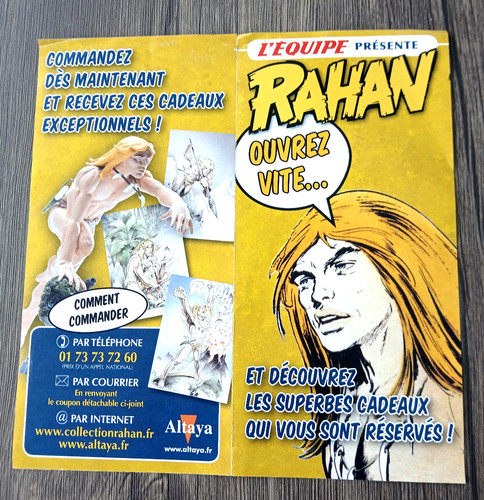 Flyer pub rahan - flyer, l'équipe