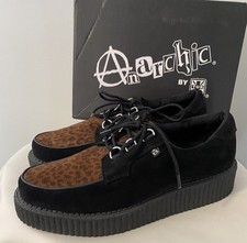 TUK Black & Leopard Creepers