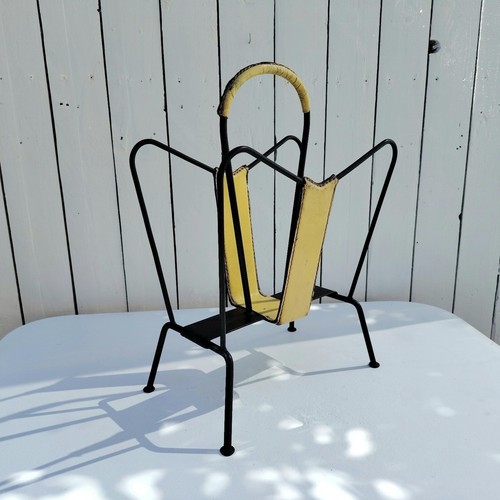 Porte revues métal cuir - revues, et