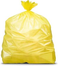 Sac Poubelle Jaune 100l | 50 Sacs Poubelles 100 Litres 2 Rouleaux de 25 Sacs ...