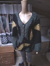 Splendide pull / cardigan 100 % mohair + fils  ANNY BLATT taille 40 / 42 com9  
