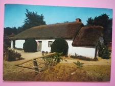CPA PHOTO Maison toit de chaume Bourrine vendée bocage