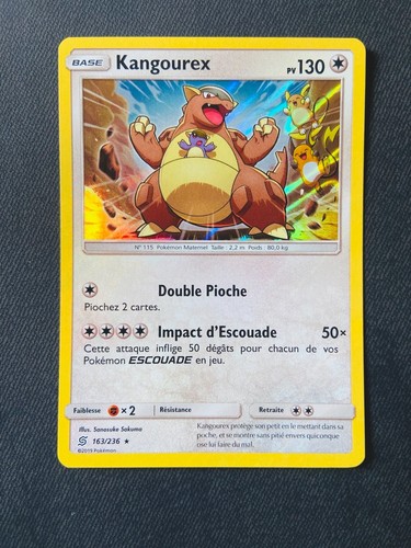 Carte pokémon kangourex - pokémon,