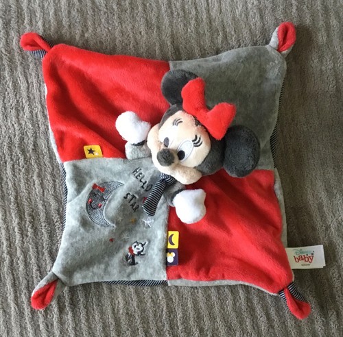 Doudou minnie gris - gris, rouge