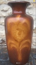 Beau vase w.germany 202-30 tournesol céramique hauteur 30cm  année 60/70.