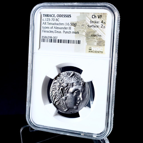 Graded coin ancient greece - greece,