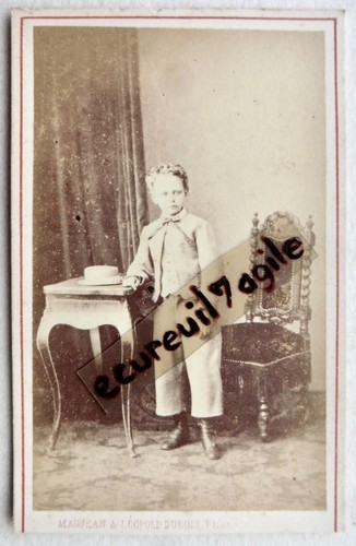 Cdv photo maujean dubois - photo, à