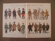 1919 LITHOGRAPHIE COULEUR