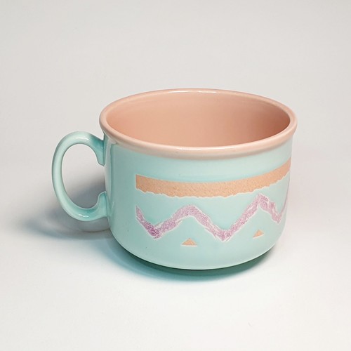 Ancien mug tasse vert - ancien,