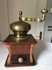 Moulin à café bois trémie