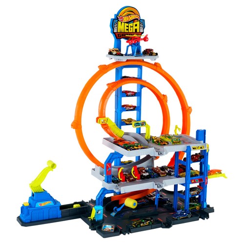 Mattel hot wheels mega - mattel, garage