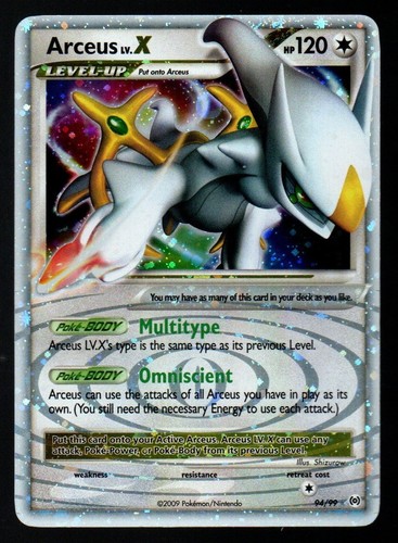 Arceus ultra rare - lv.x,
