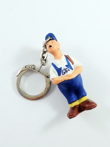 Porte cles figurine plombier - -,