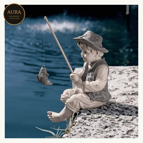 Statue jardin enfant - statue, de