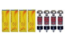 EL34 / 6CA7 JJ Matched quad Vacuum Tube, lampe, Röhre, Valve, Lampa. NIB