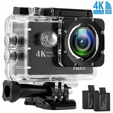 Action Camera 4K WiFi Ultra HD Sports Underwater Waterproof 30M 170Wide-Angle 