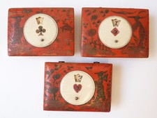 3 boites à jeu du18e siècle