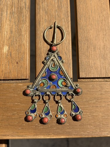 Fibule kabyle algérie - algérie, argent