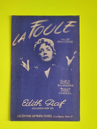 Partition ancienne chanson - ancienne,