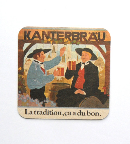 Sous bock bière kanterbraü - bock,