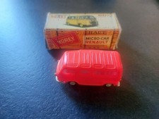 RENAULT  ESTAFETTE MICROCAR  ORANGE MICRO MINIATURES DE NOREV 1/86 AVEC BOITE 