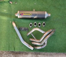 Zx9r z1000 Kawasaki Ligne Akrapovic complète silencieux carbone+chicane