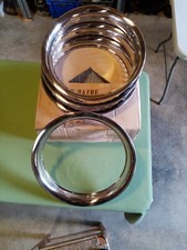  Jeux de 4 cerclages de roues ø15 Accessoire Inox CITROEN 2CV