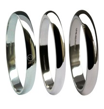 2mm 18ct or Blanc Forme D