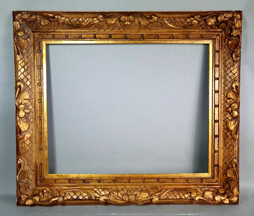 Cadre ancien feuillure - :, 52x42