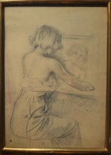 ELEGANTE AU MIROIR grand