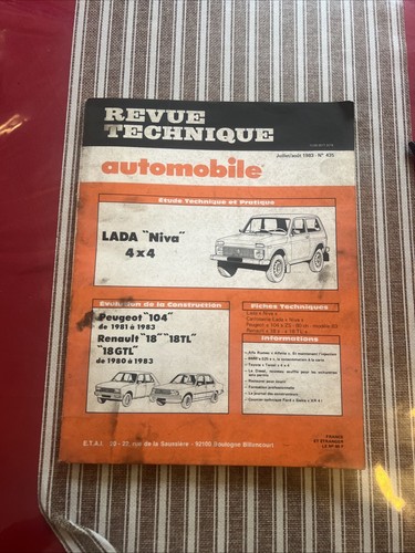 Revue technique lada - technique, niva