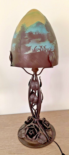 Lampe table pate de - lampe,