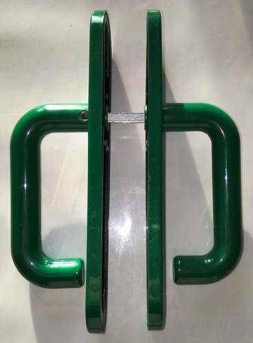 Poignée porte verte - poignée, avec