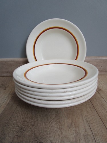 Assiettes creuses ecrus - creuses,
