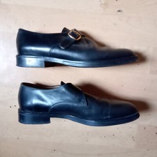 Stéphane Gontard Mocassins à Boucles vintage cuir noir  T 44 BE