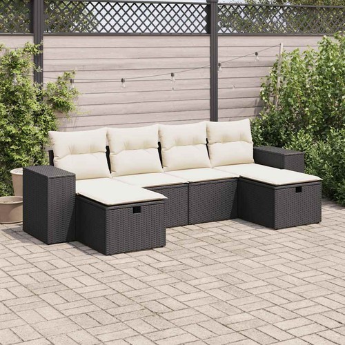 Salon jardin avec coussins - jardin,