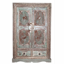 Indien Schrank Pastell Grün